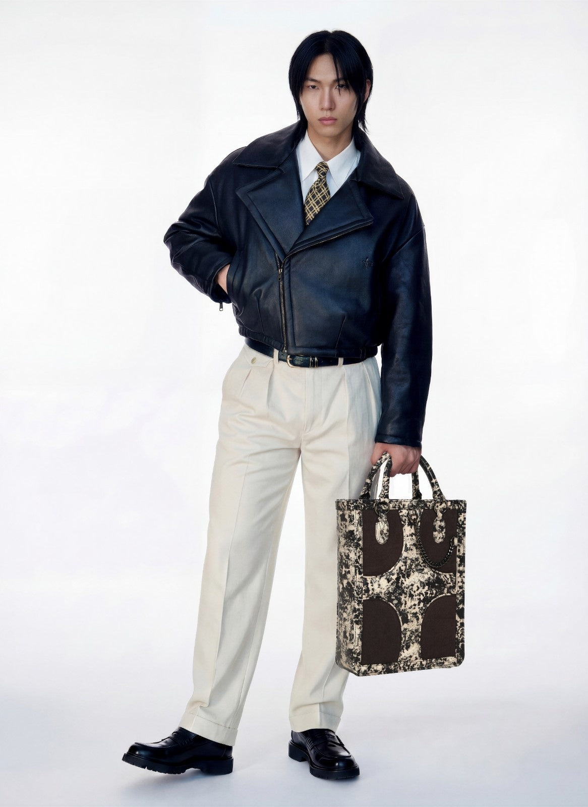 Muddled Shopper Tote/ Backpack- Rusted Grain