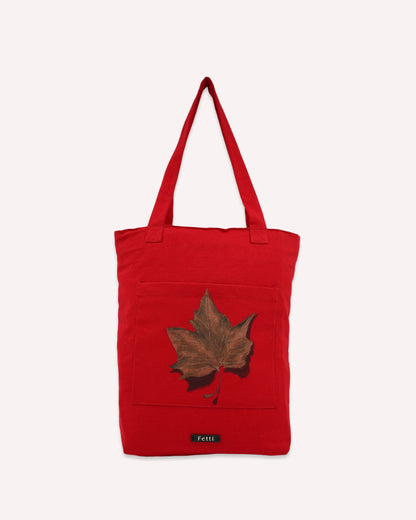 Cross Country Artisanal Carryall Tote Red