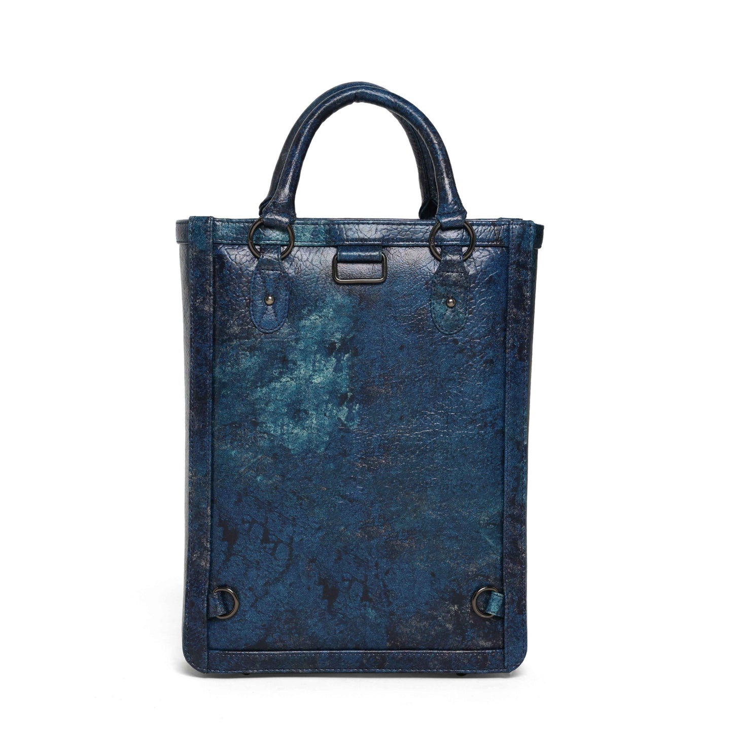 Muddled Shopper Tote cum backpack- Rusted Grain
