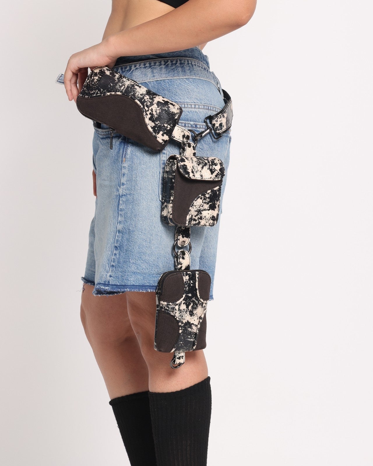 Muddled Cargo Crossbody Belt - Rusted Grain