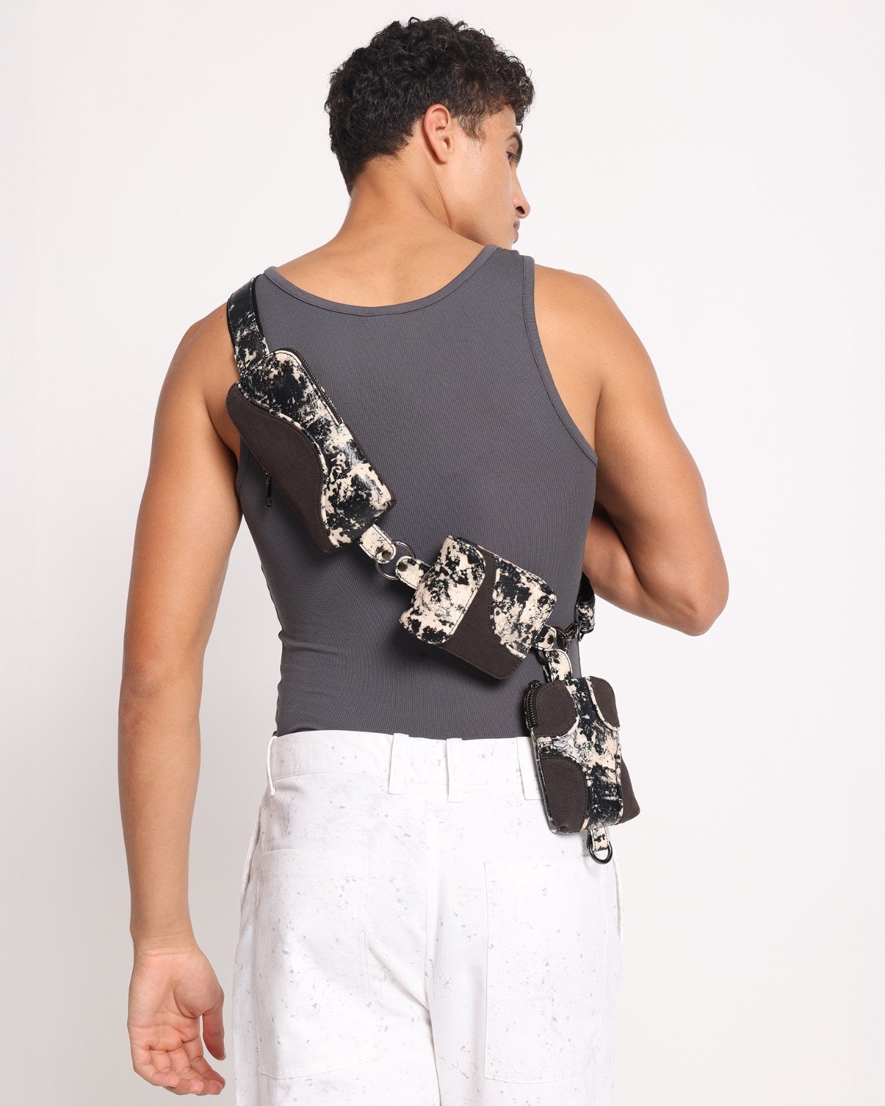 Muddled Cargo Crossbody Belt - Rusted Grain