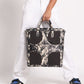 Oversized Muddled Shopper Tote - Rusted Grain