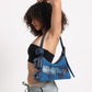 Muddled 3 Pocket Cargo Bag (Small) - Cracked Indigo
