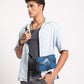 Muddled Sling Bag - Cracked Indigo (Unisex)