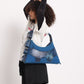 Muddled 4 Pocket Cargo Bag - Cracked Indigo