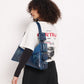 Muddled 4 Pocket Cargo Bag - Cracked Indigo