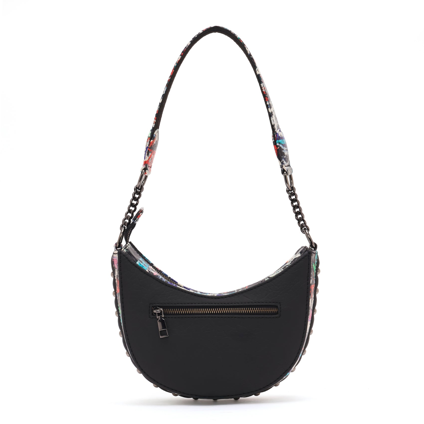 Graffld Street Half Moon Bag - Black