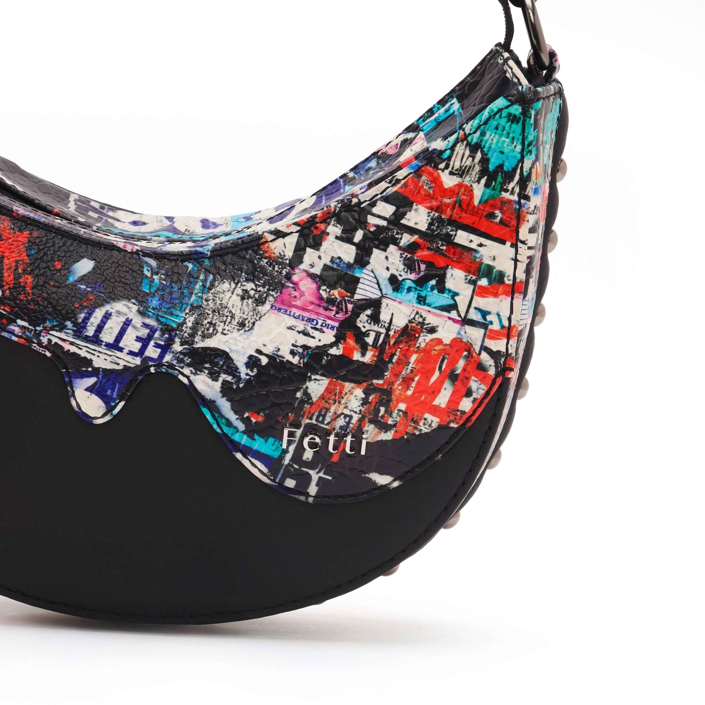 Graffld Street Half Moon Bag - Black