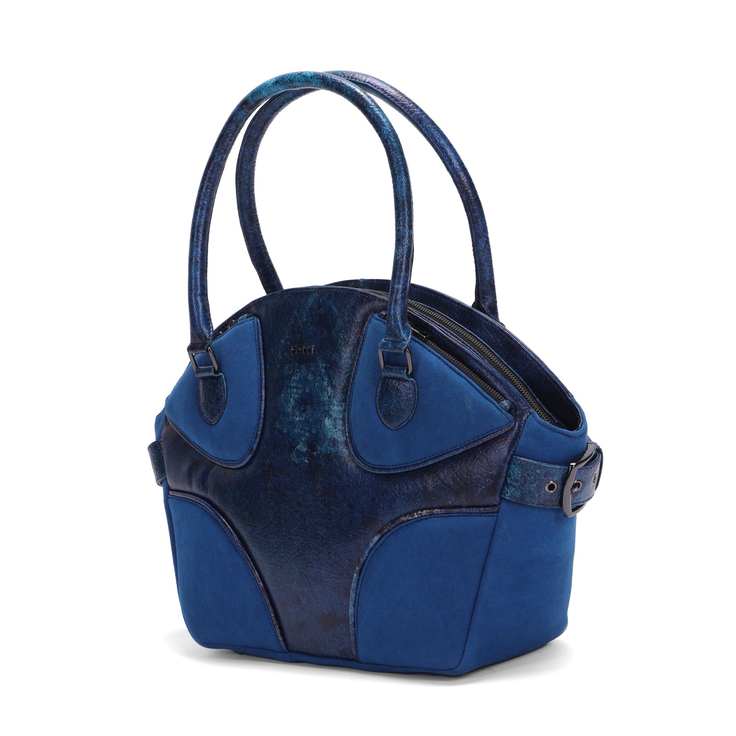 The Muddled Cargo Tote - Cracked Indigo
