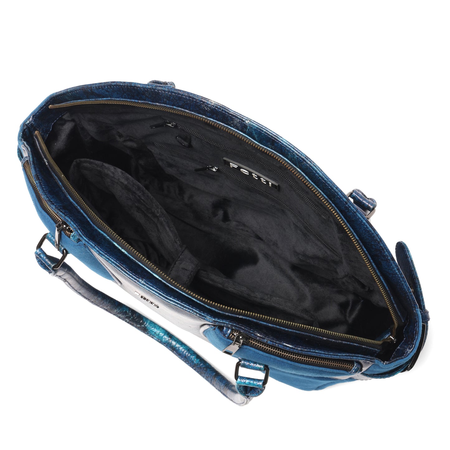 The Muddled Cargo Tote - Cracked Indigo