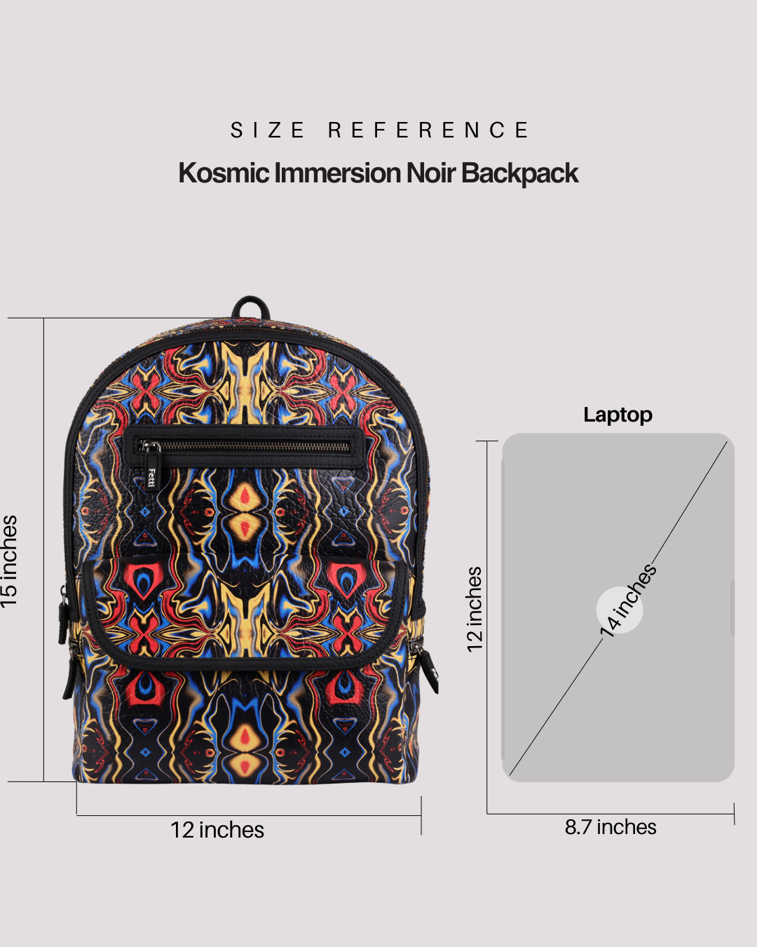 Kosmic Immersion Backpack - Noir Men