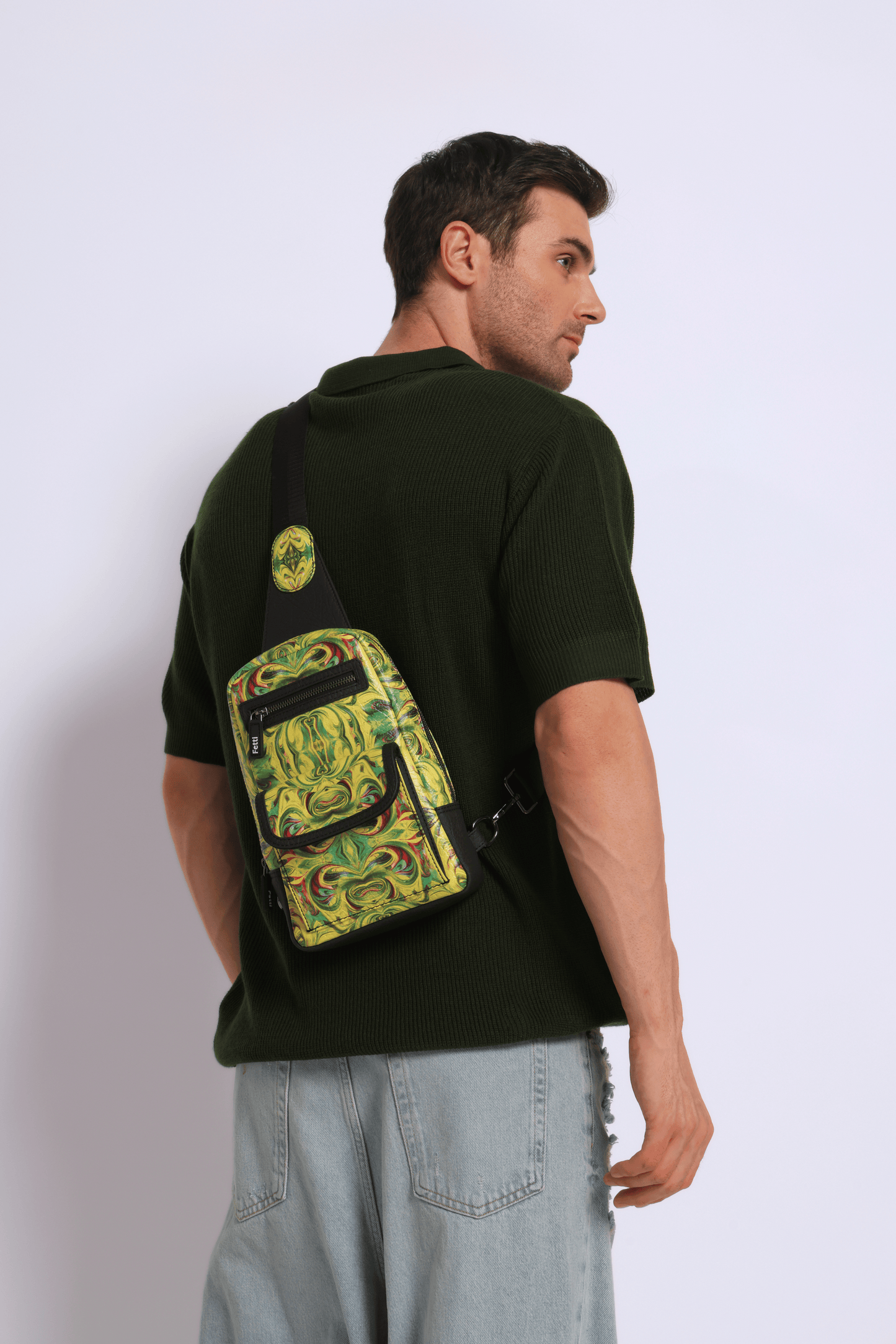 Kosmic Immersion Sling Bag - Helios Men