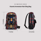 Kosmic Immersion Sling Bag- Noir Men