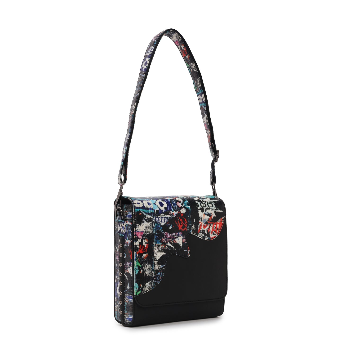 Graffld Street Messenger Bag Black - Unisex