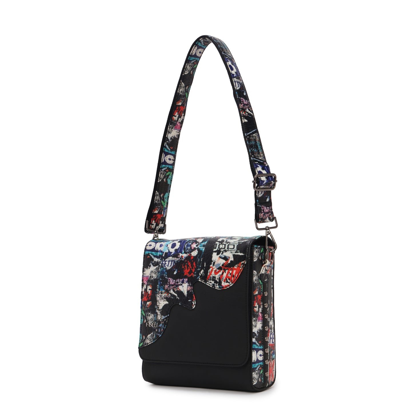 Graffld Street Messenger Bag Black - Unisex