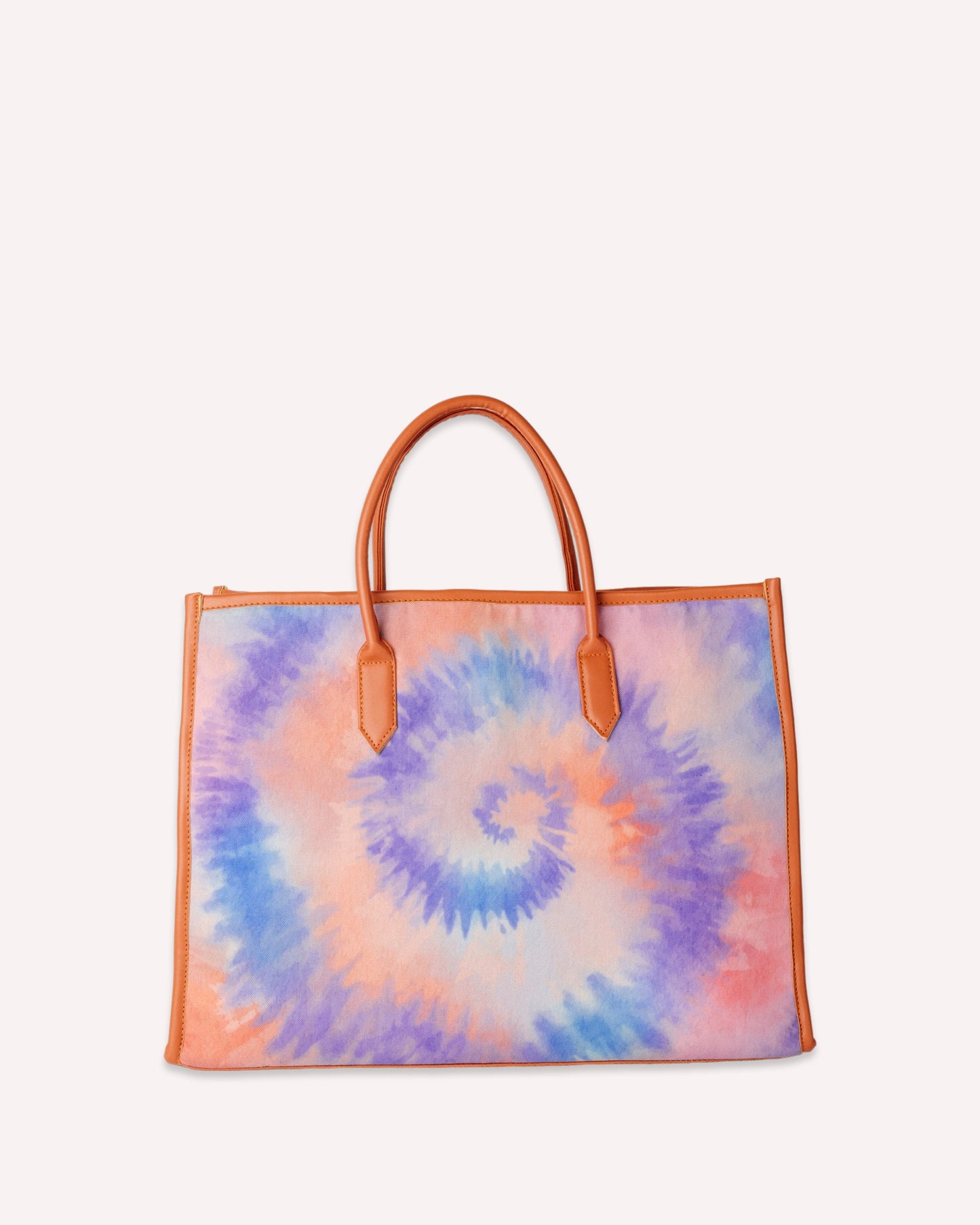 Daily Docket Tote Apricot Tie and Dye