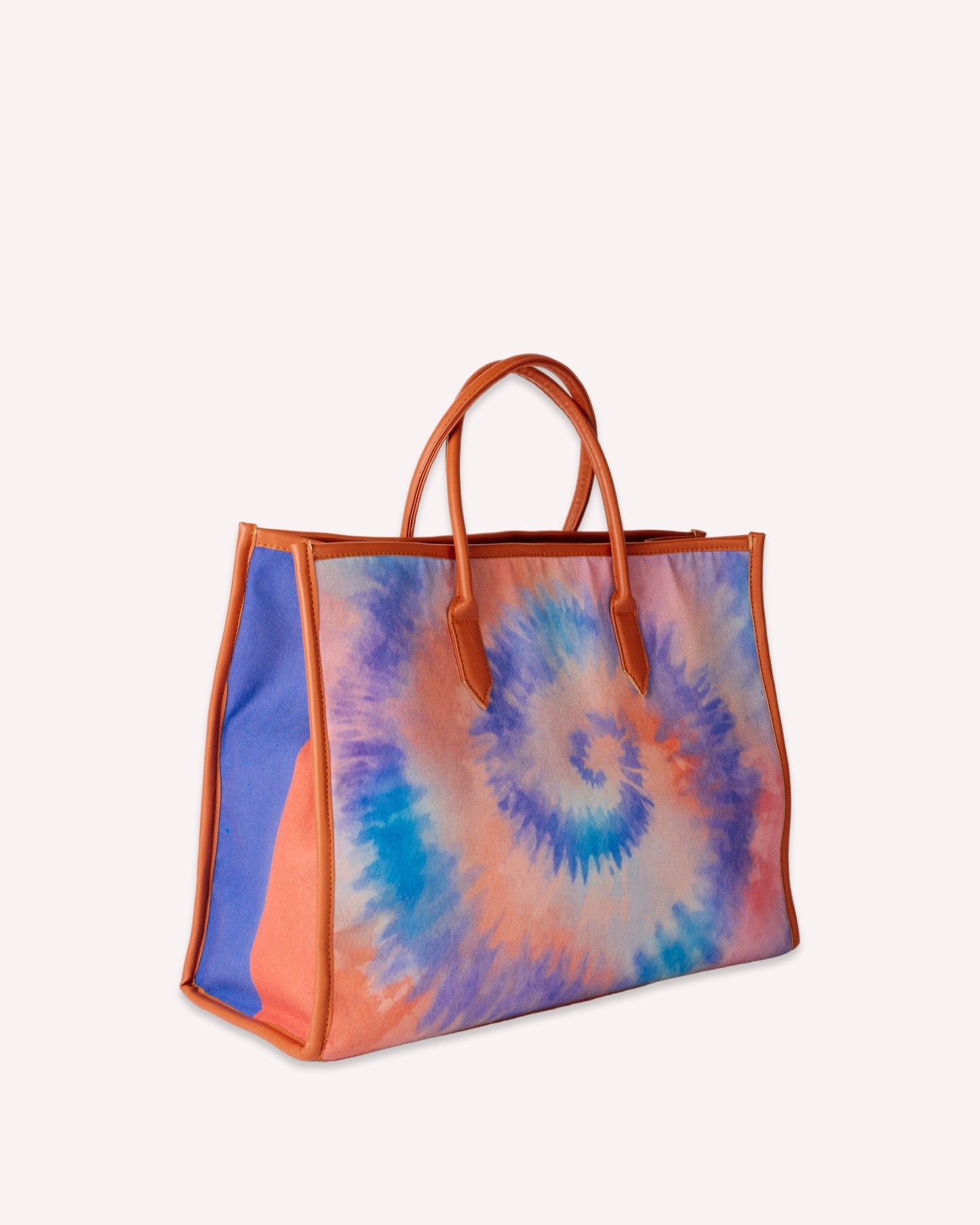 Daily Docket Tote Apricot Tie and Dye