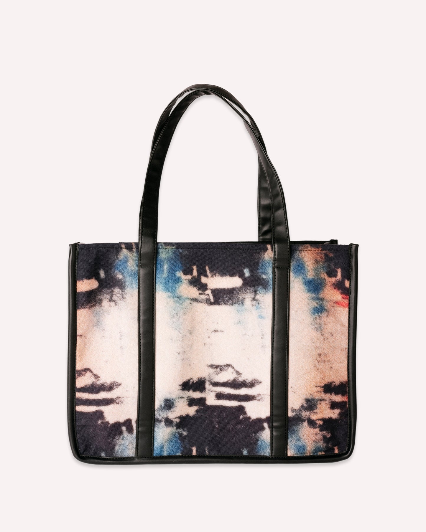 The Fetti Statement Office Tote Bag Black Tie and Dye