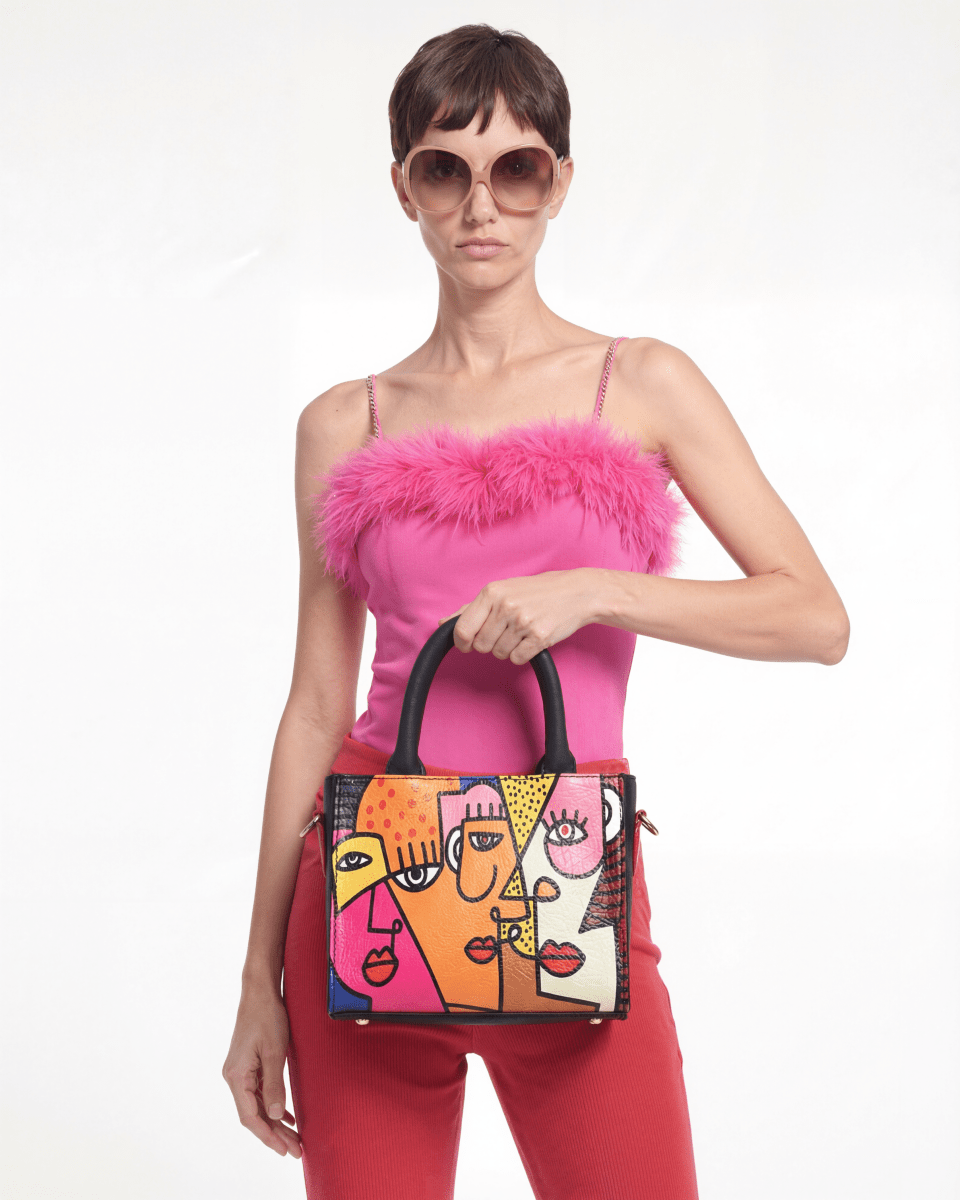 Mini Fetti Faces Tote Bag OG