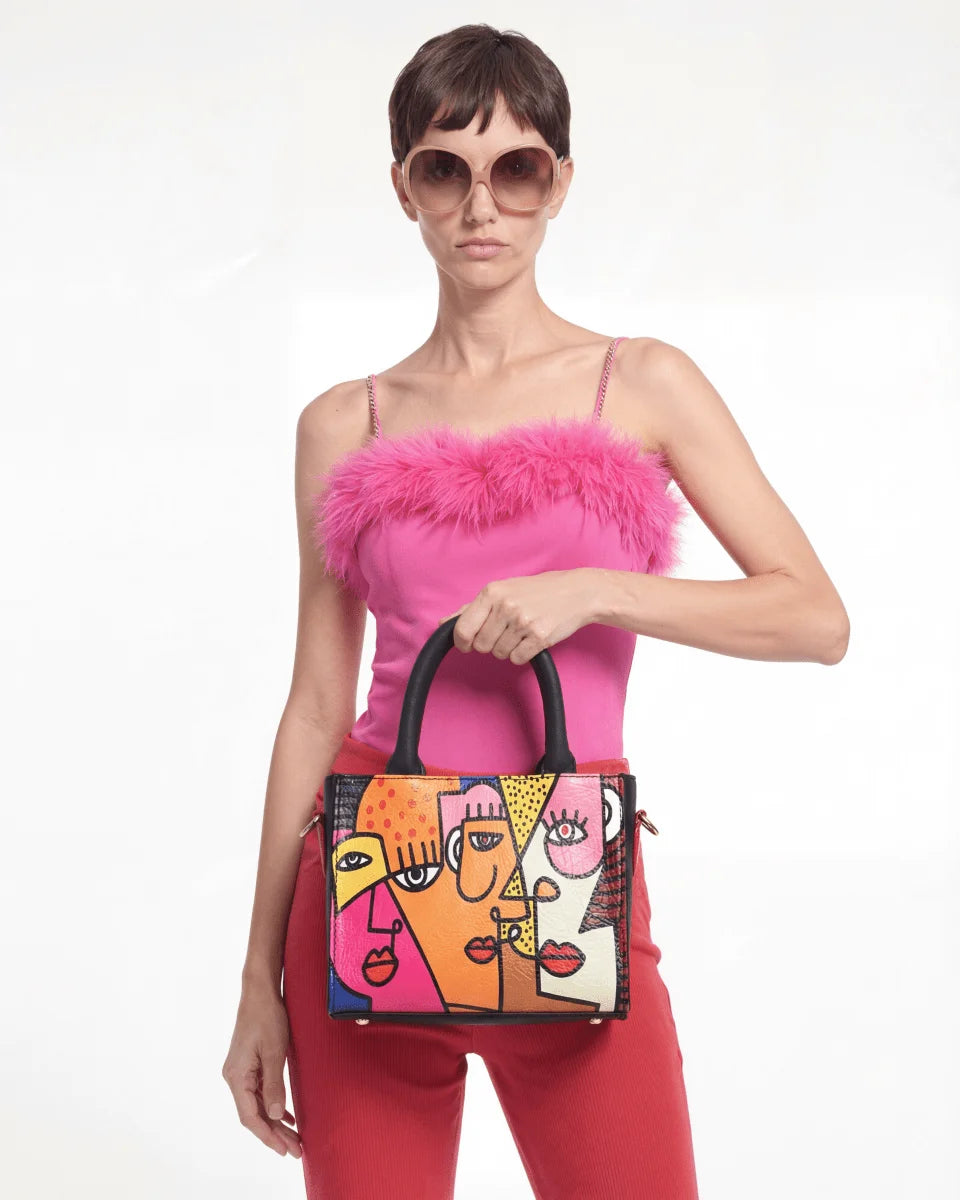 Mini Fetti Faces Tote Bag OG