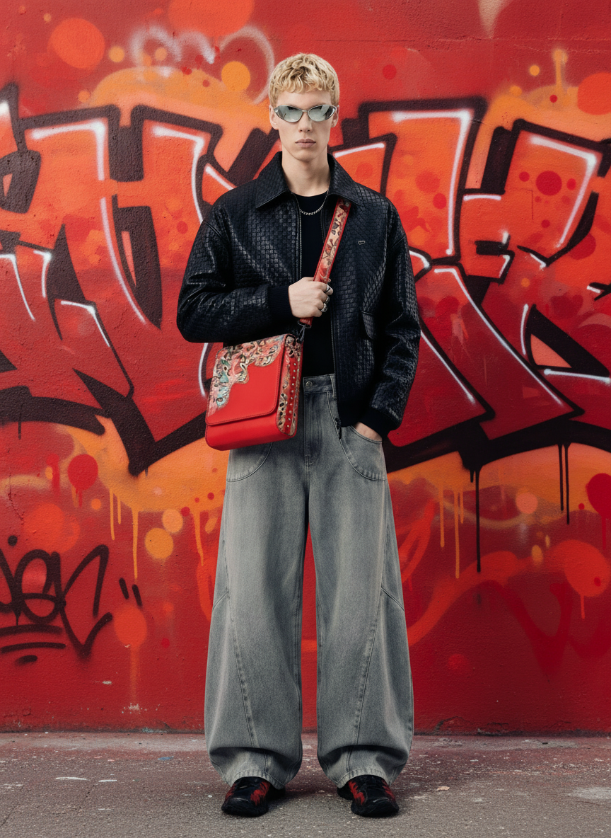 Graffld Street Messenger Bag- Unisex
