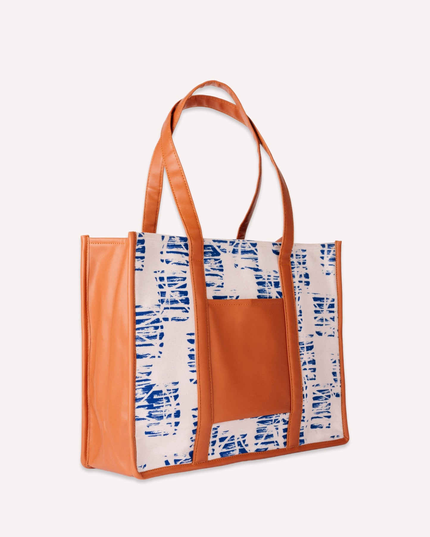 The Fetti Statement Office Tote Bag Blue Tie and Dye