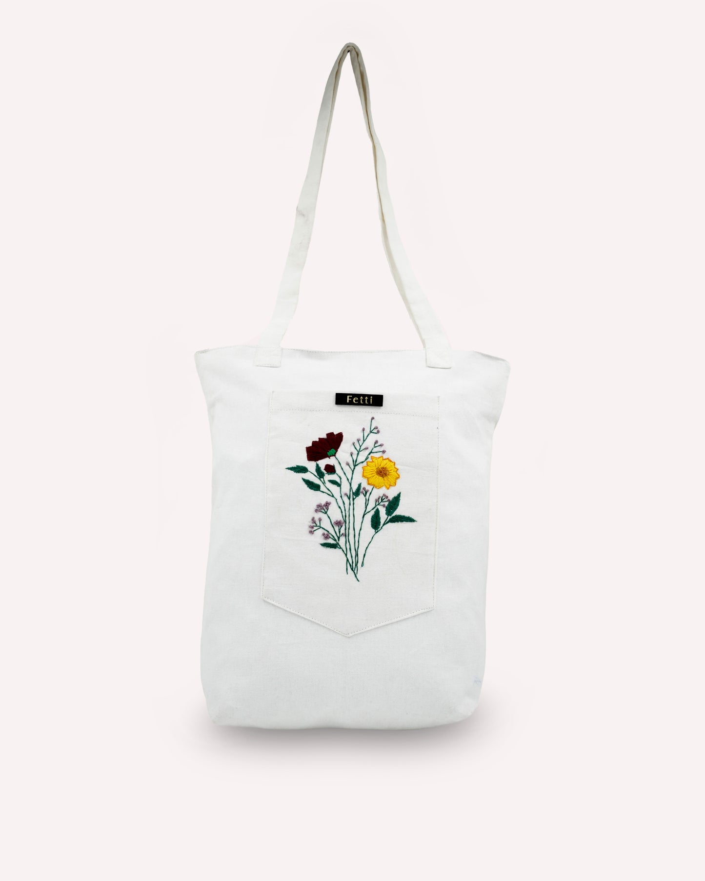 Cross Country Artisanal Carryall Tote White