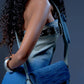 Porte Denim Messenger Bag