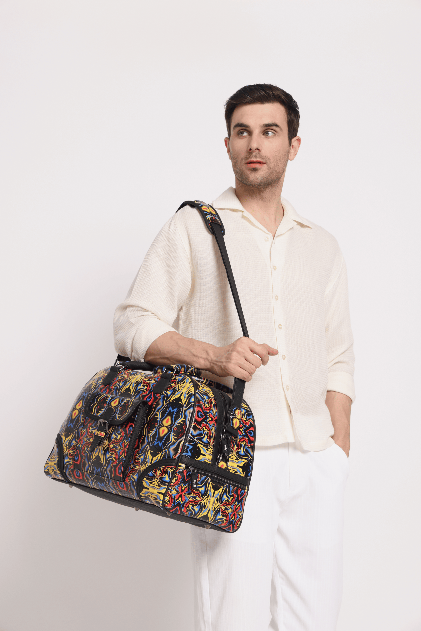 Kosmic Immersion Noir Duffle - Men