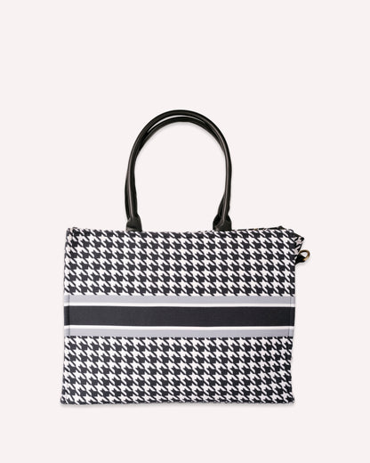 Box Bag Classic Houndstooth