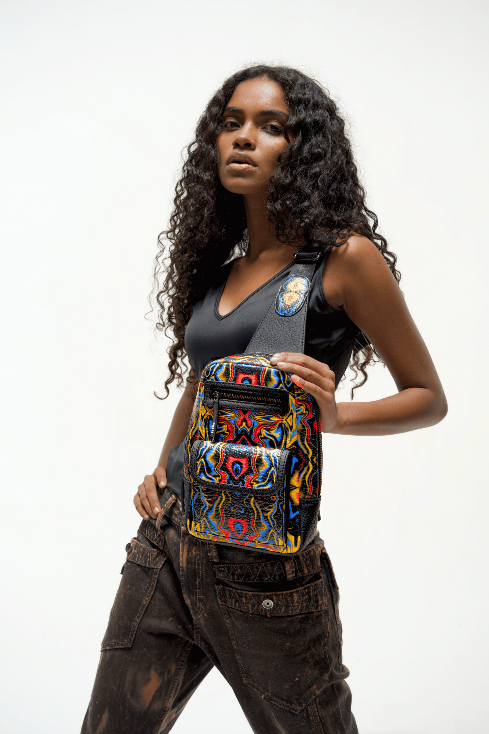 Kosmic Immersion Sling Bag - Noir Women