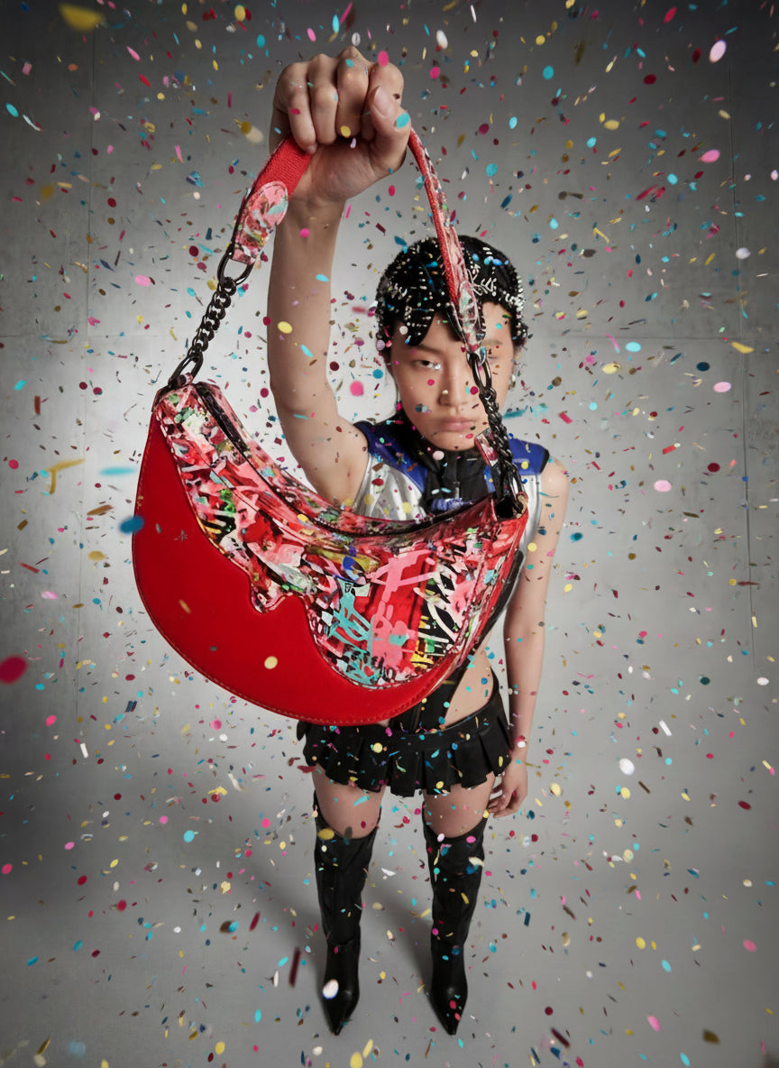 Graffld Street Half-Moon Bag