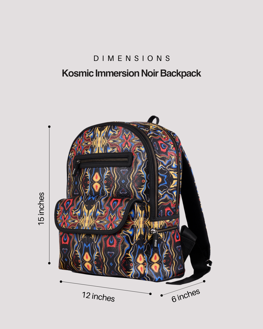 Kosmic Immersion Backpack - Noir Men