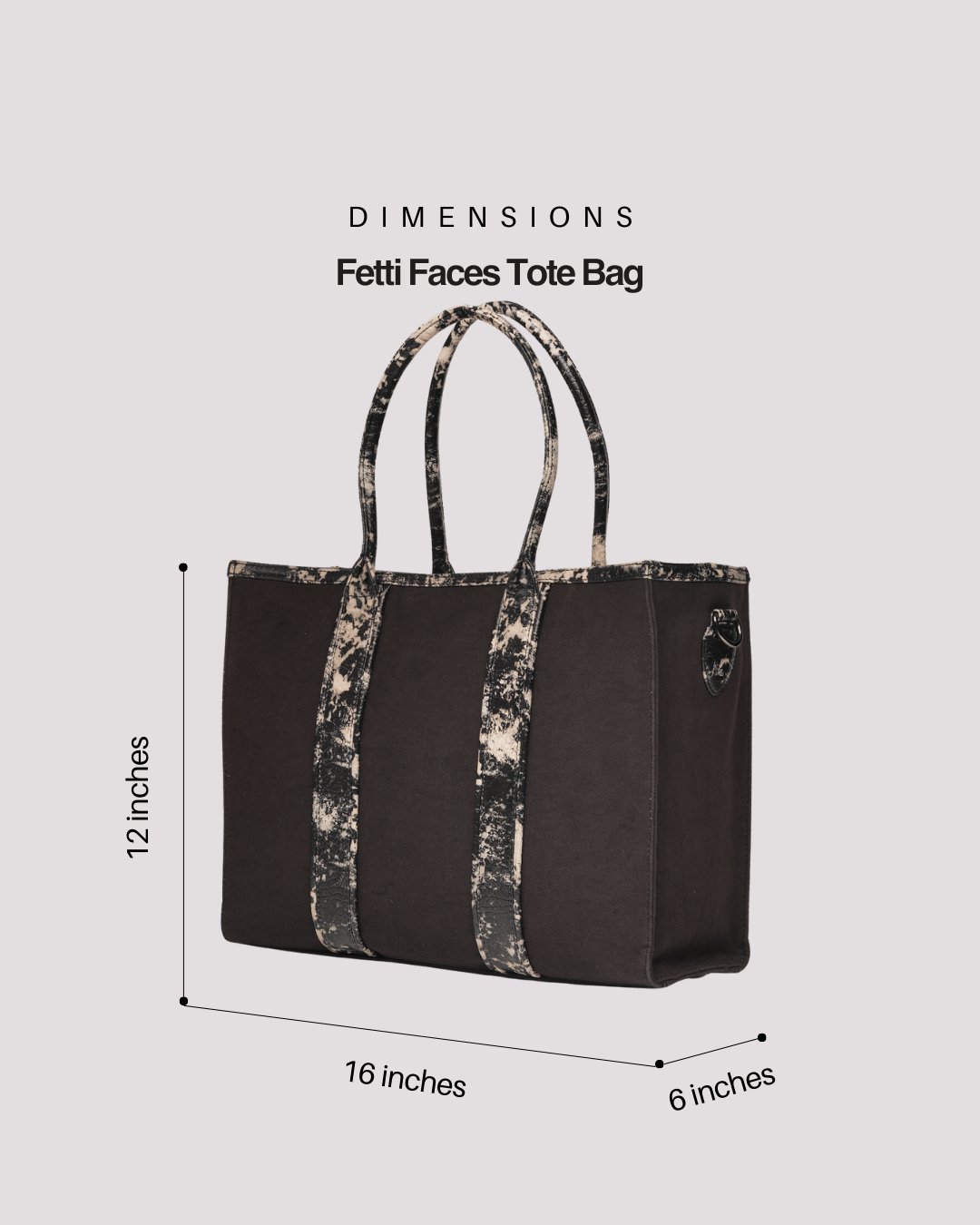 The Fetti Tote Bag- Large
