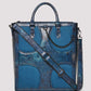 Oversized Muddled Shopper Tote - Cracked Indigo