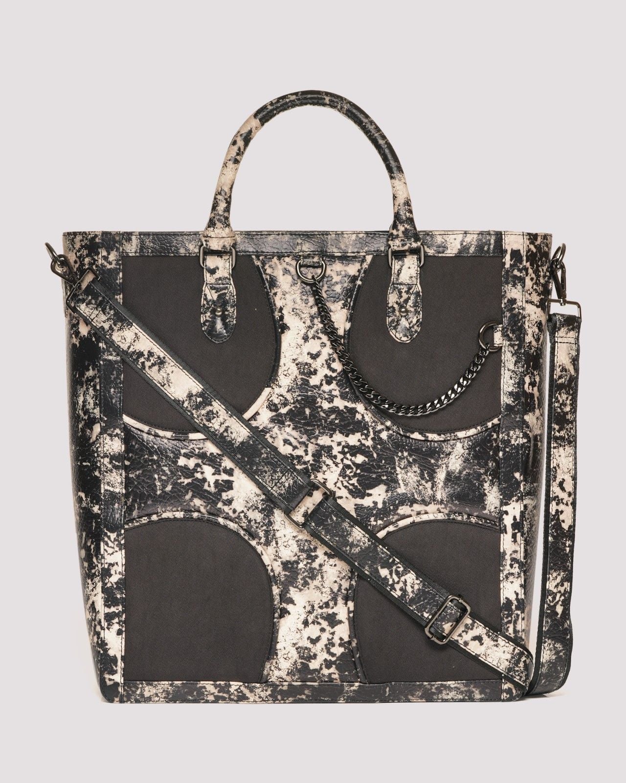 Oversized Muddled Shopper Tote - Rusted Grain