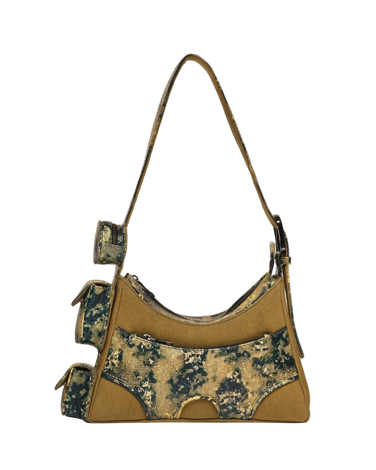Muddled 3 Pocket Cargo Bag (Small) - Oxidized Olive