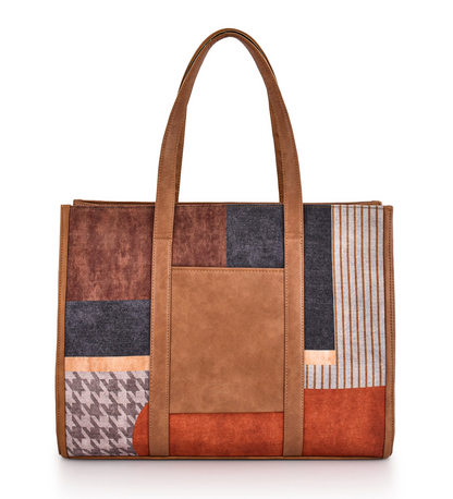 Statement Office Tote - Brown Shades