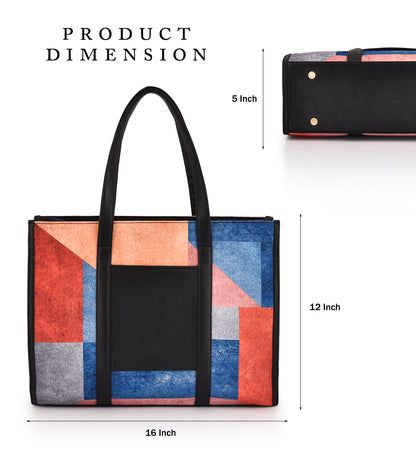 Vibrant Statement Tote for Office