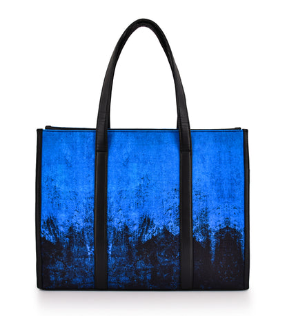 Statement Office Tote Bag Denim Blue