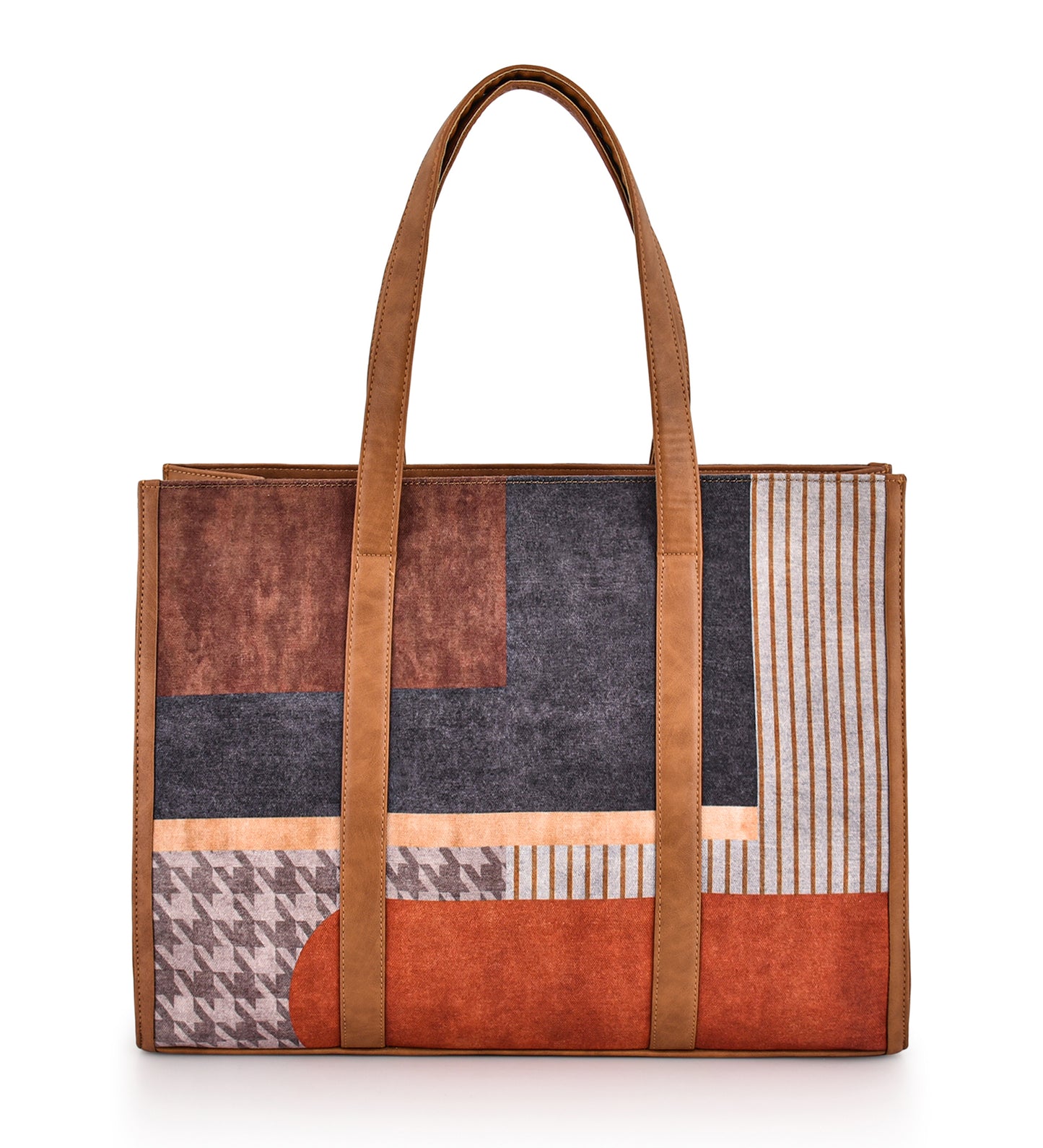 Statement Office Tote - Brown Shades