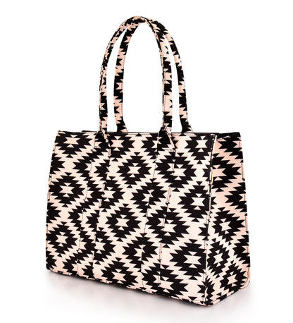 Urban Classic City Tote – Black & White