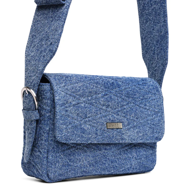 Porte Denim Messenger Bag