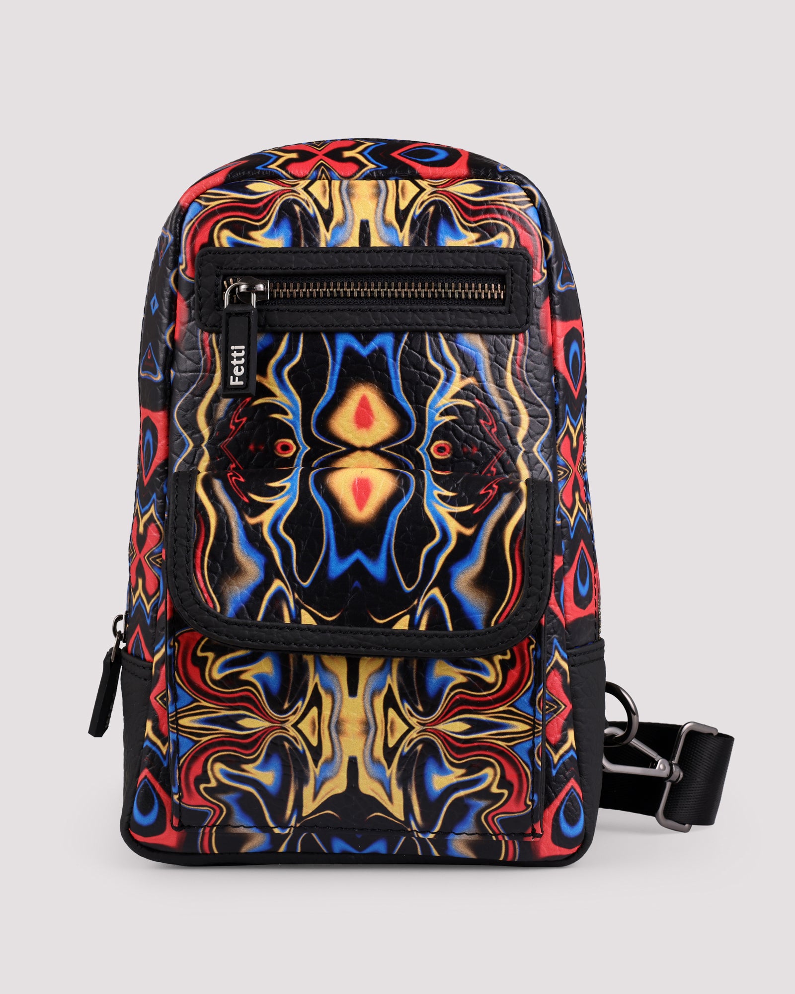 Kosmic Immersion Sling Bag- Noir Men