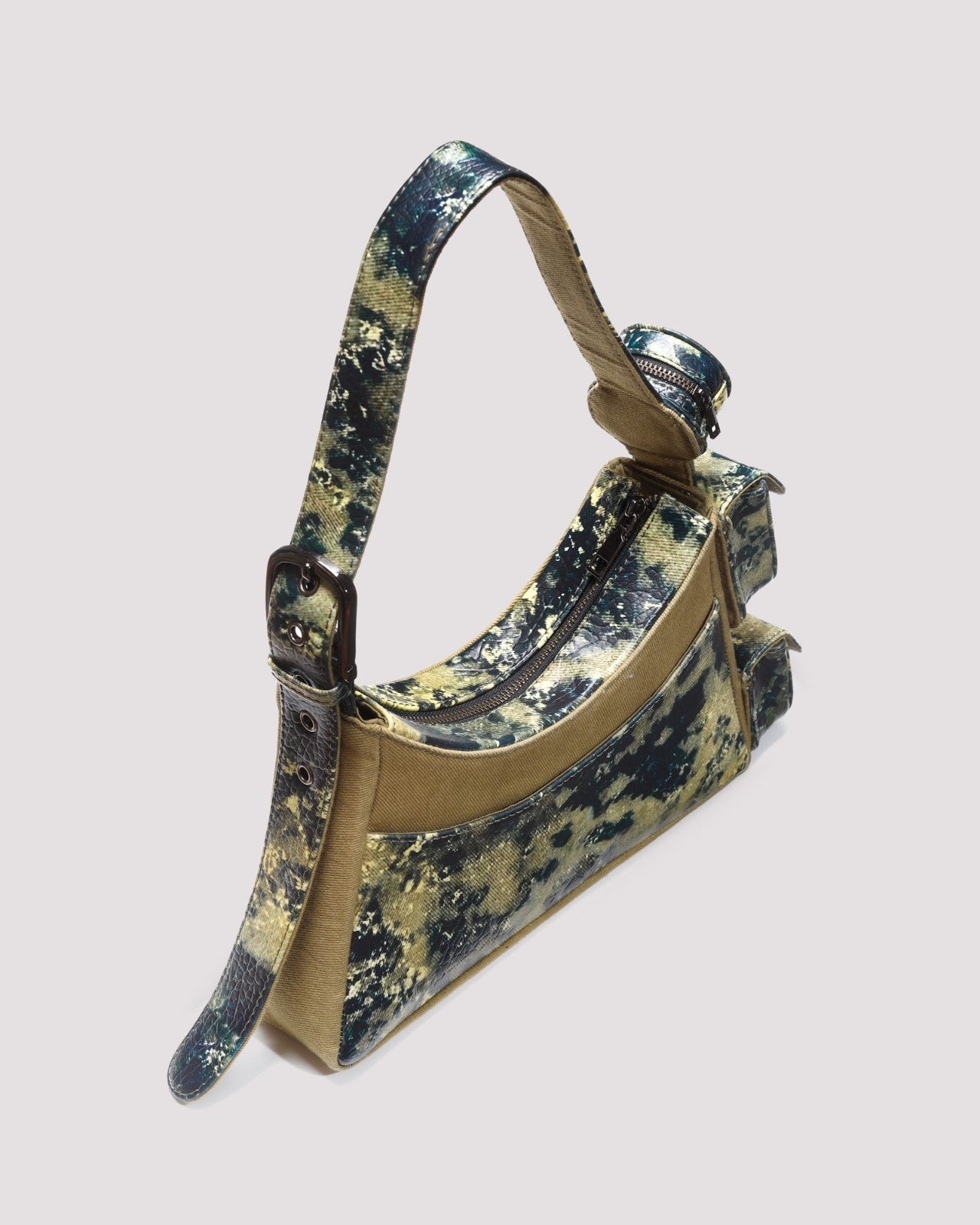 Muddled 3 Pocket Cargo Bag (Small) - Oxidized Olive