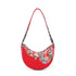 The Graffiti Shoulder Half-Moon Bag - Fetti
