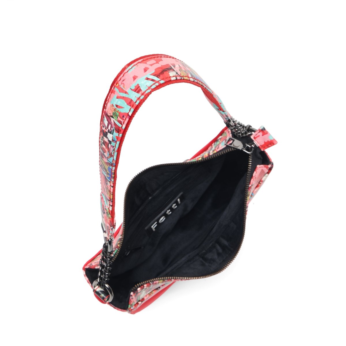 Graffld Street Half - Moon Bag - Fetti