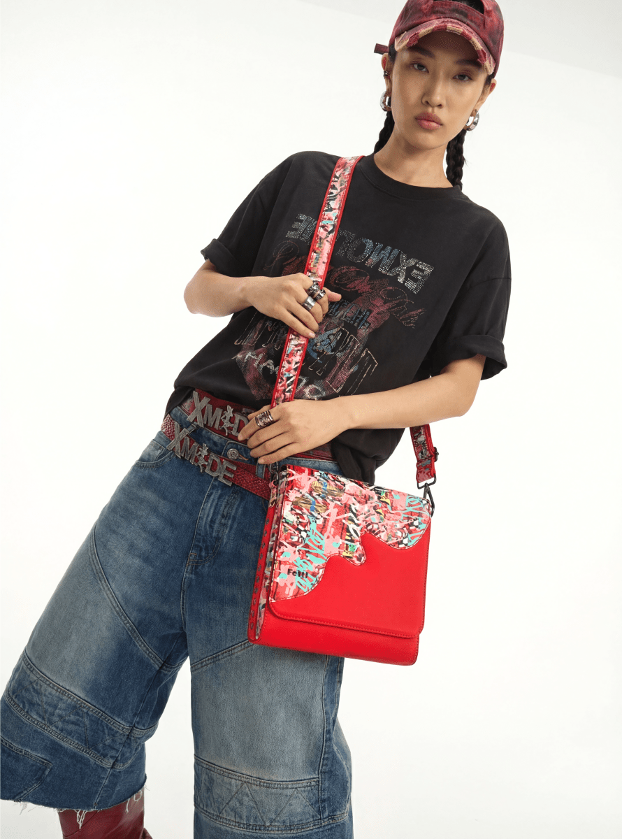 Graffld Street Messenger Bag - Unisex - Fetti