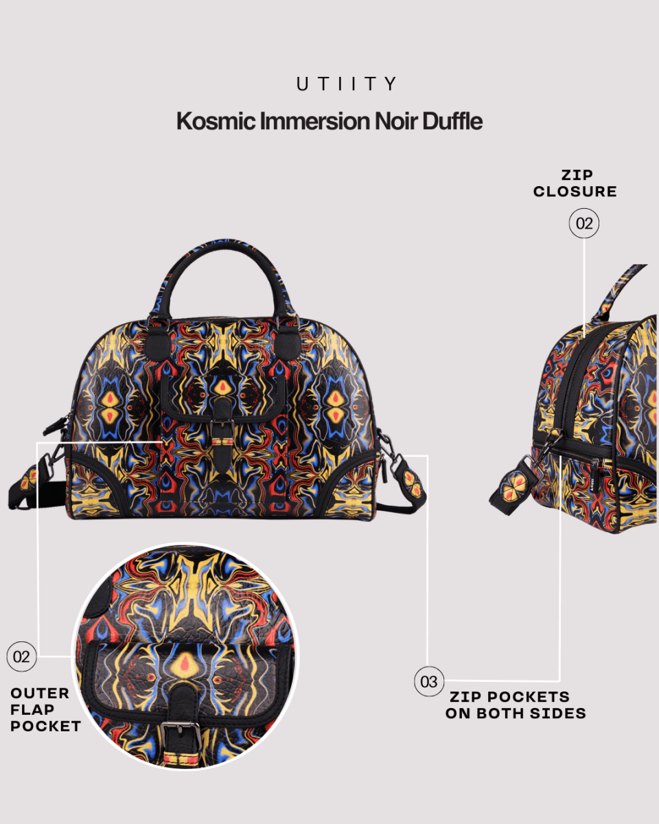 Kosmic Immersion Duffle Bag - Noir Women - Fetti