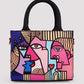 Mini Fetti Faces Pink Tote Bag - Fetti
